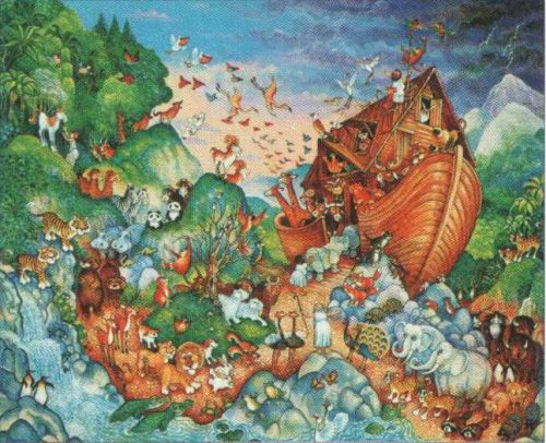Noah's Ark 1 - Open Edition Print by artist Bill Bell