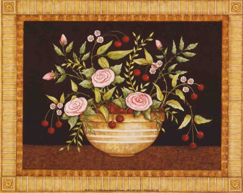 Potted Cherries - Open Edition Print by artist Robin Betterley