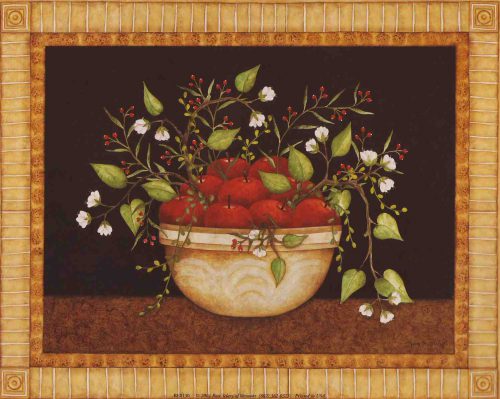 Potted Apples - Open Edition Print by artist Robin Betterley