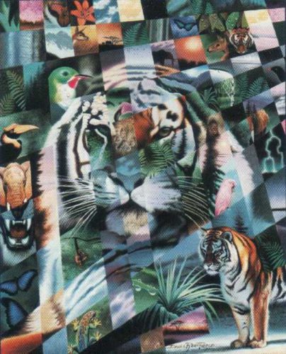 Tiger Mosaic - Open Edition Print by artist Daniel Renn Pierce