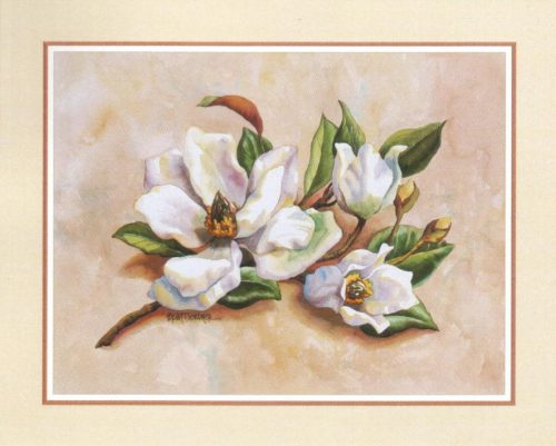Magnolias - Open Edition Print by artist Erin Dertner