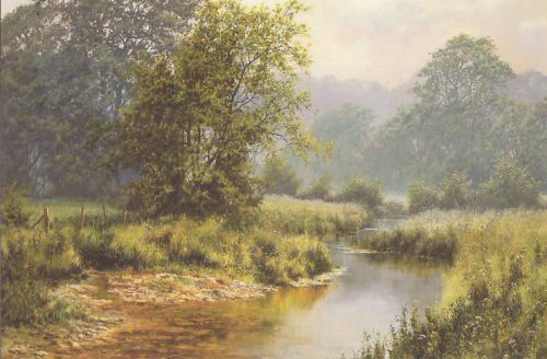 Gently Glides the Stream - Open Edition Print by artist David Dipnall