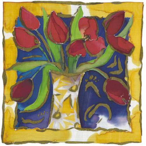Don't Pick the Tulips - Open Edition Print by artist Hazel Burrows