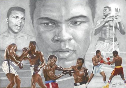 Muhammad Ali - Open Edition Print by artist Stuart McIntyre