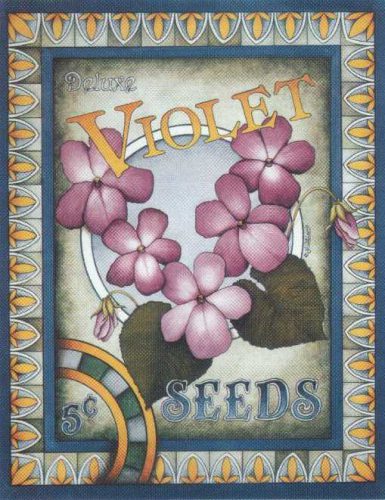 Violet - Open Edition Print by artist L Egleston