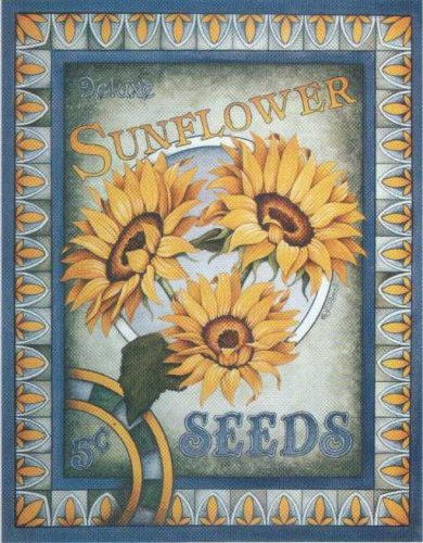 Sunflower - Open Edition Print by artist L Egleston