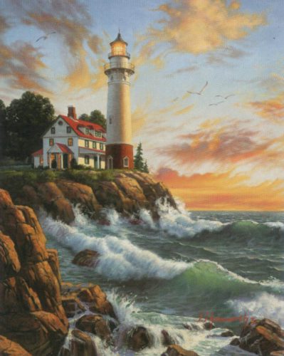 Lighthouse 1 - Open Edition Print by artist J Himsworth