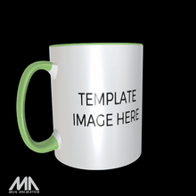 Load image into Gallery viewer, Coloured Rim &amp; Handle Mugs
