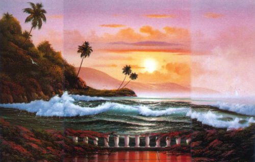 Island 2 - Open Edition Print by artist R Lirette