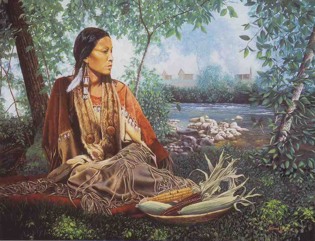 Pocahontas - Limited Edition Print by artist Richard Luce