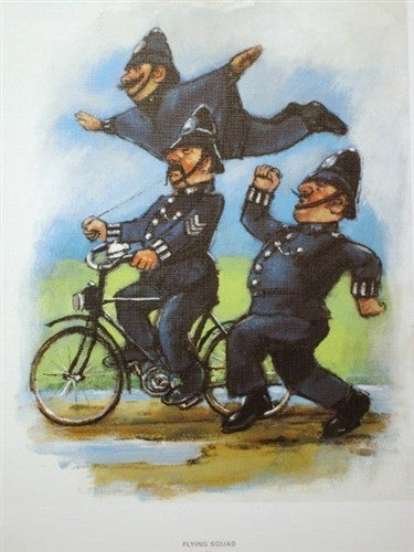 Flying Squad - Open Edition Print by artist Barry Leighton-Jones