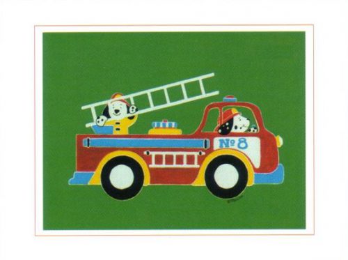 Fire Engine - Open Edition Print by artist Shelly Rasche