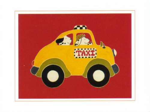 Taxi - Open Edition Print by artist Shelly Rasche