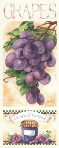 Grapes - Open Edition Print by artist Vicky Howard