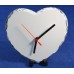 20cmx20cm Heart Slate Photo Clock